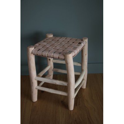 tabouret marocain en cuire naturel tabouret marocain en cuire naturel