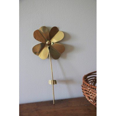 Trèfle à 4 feuilles en laiton doré